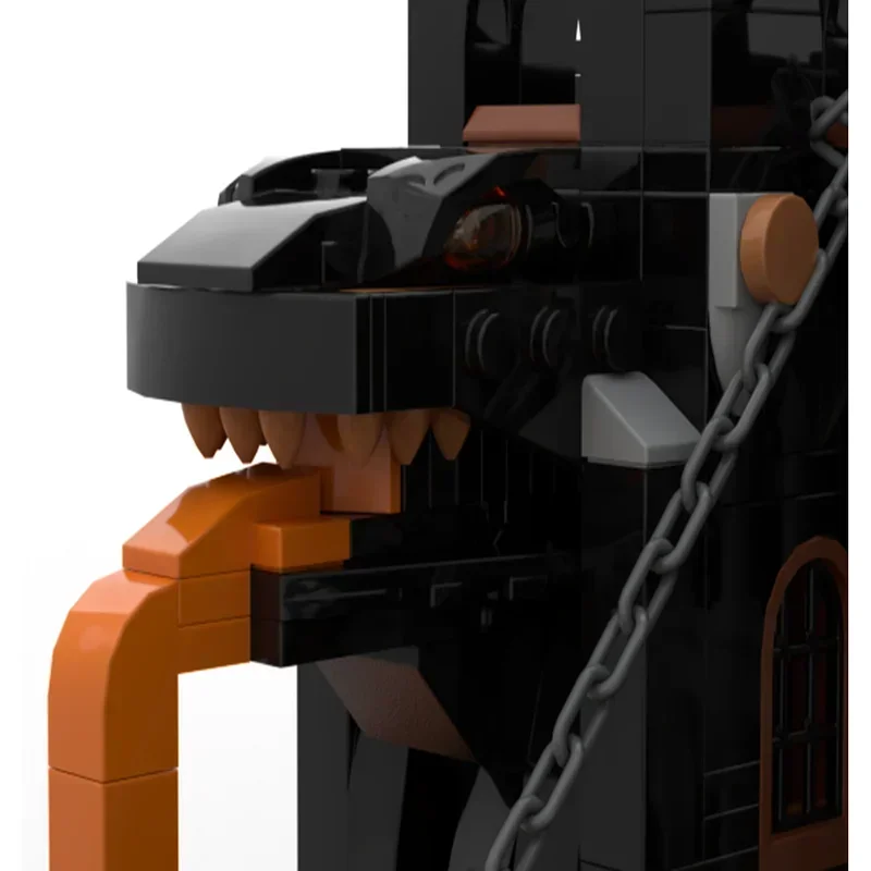 Castelo medieval modelo moc blocos de construção base lava do dragão fortaleza técnica modelo tijolos diy montagem brinquedos construção presente