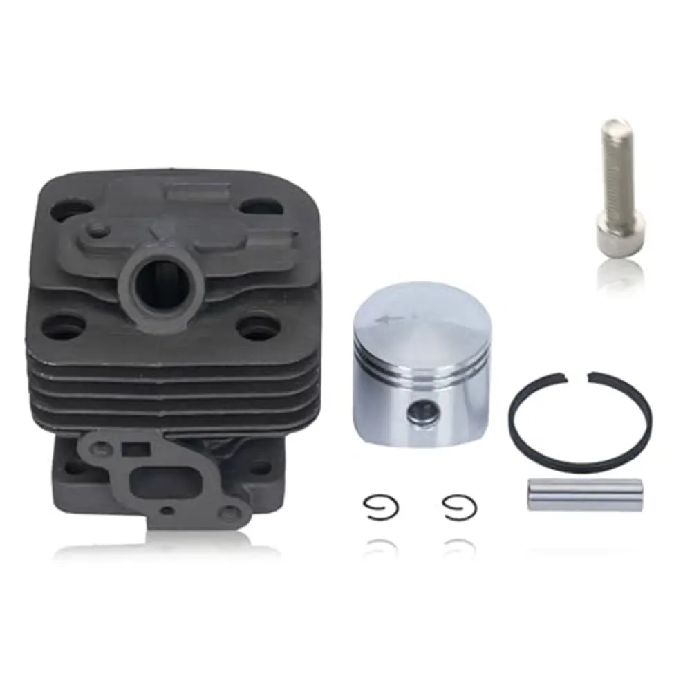 Cilindro de 34 mm para Echo PB-260I PB-260L PE-260 PE-261 EDR-260 SRM-260 con anillos de pistón, circlips y pasador de pistón