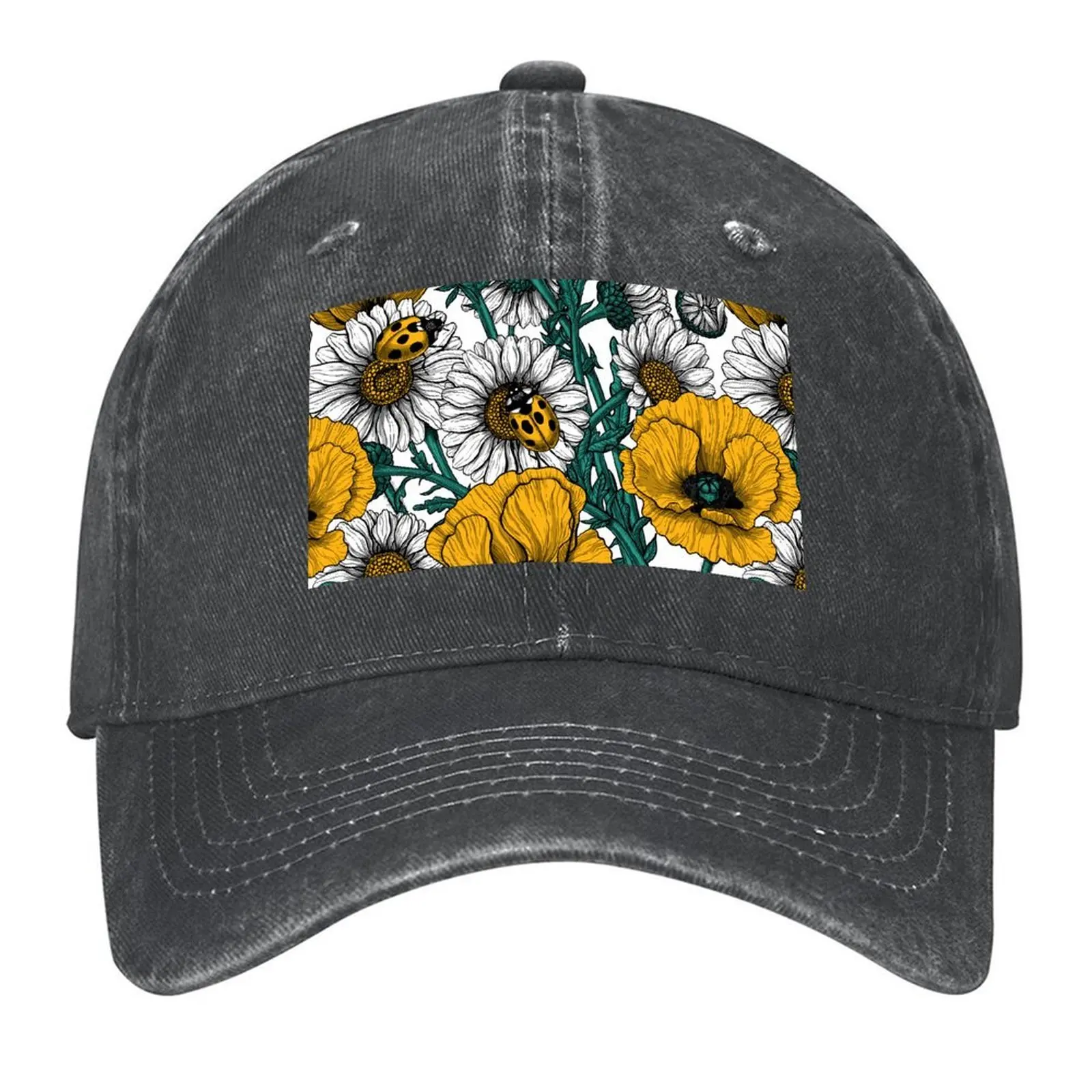 

The meadow in yellow Baseball Cap tactical cap Sports Cap sun hat tea Hat Women's Men's