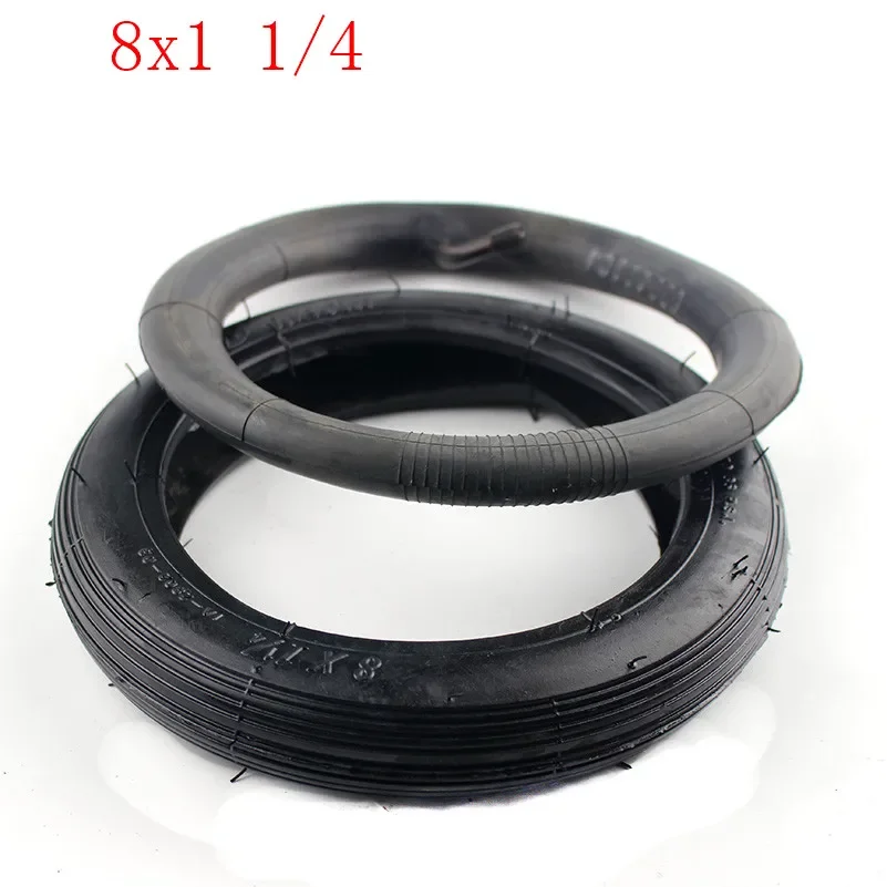 High performance 8 inch tyre 8X1 1/4 Scooter Tire & Inner Tube fit  Bent Valve Suits Bike Electric / Gas  Tyre