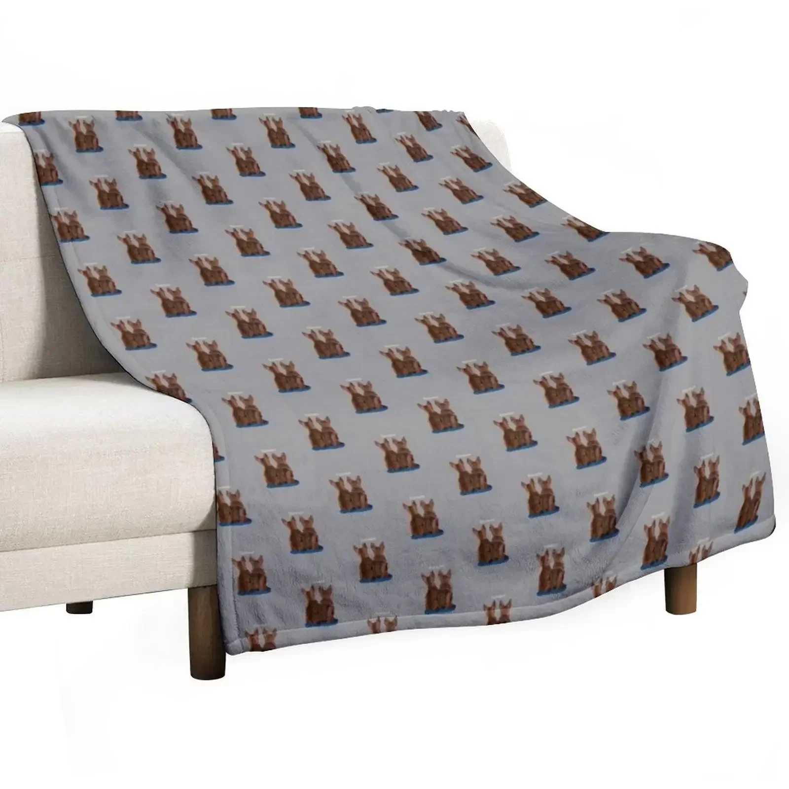 Doggy duo Pirlo & Tony Pinschers Throw Blanket decorative Extra Large Throw Blankets