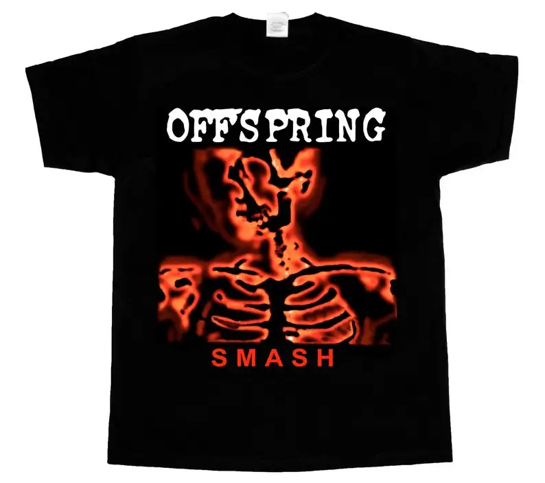 

the offspring smash new black short/long sleeve t-shirt 345XL