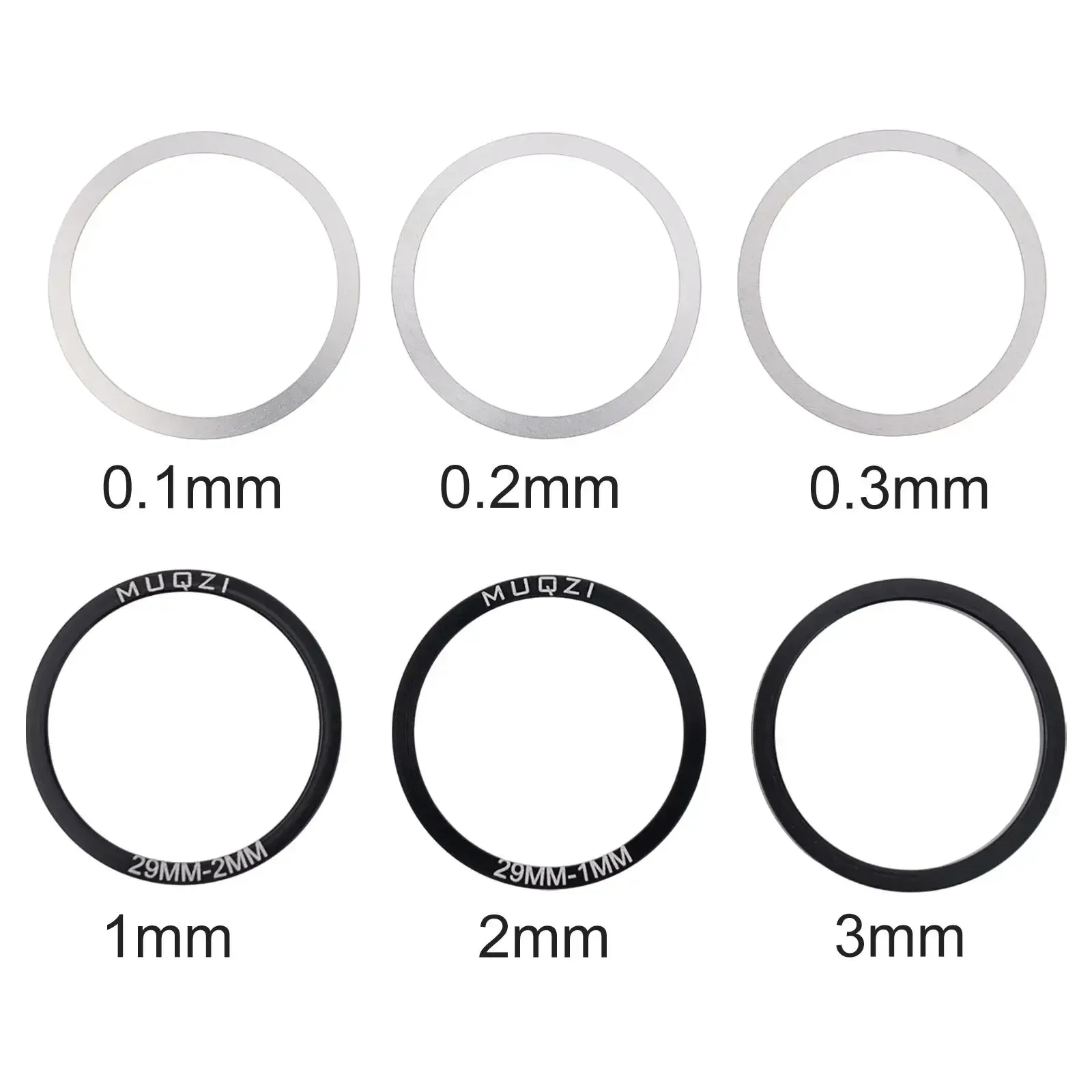 2022 New Practical High Quality Bottom Bracket Washer Stainless Steel 24mm 29mm Crankset Shim For BB86/91/92/BB30/PF30