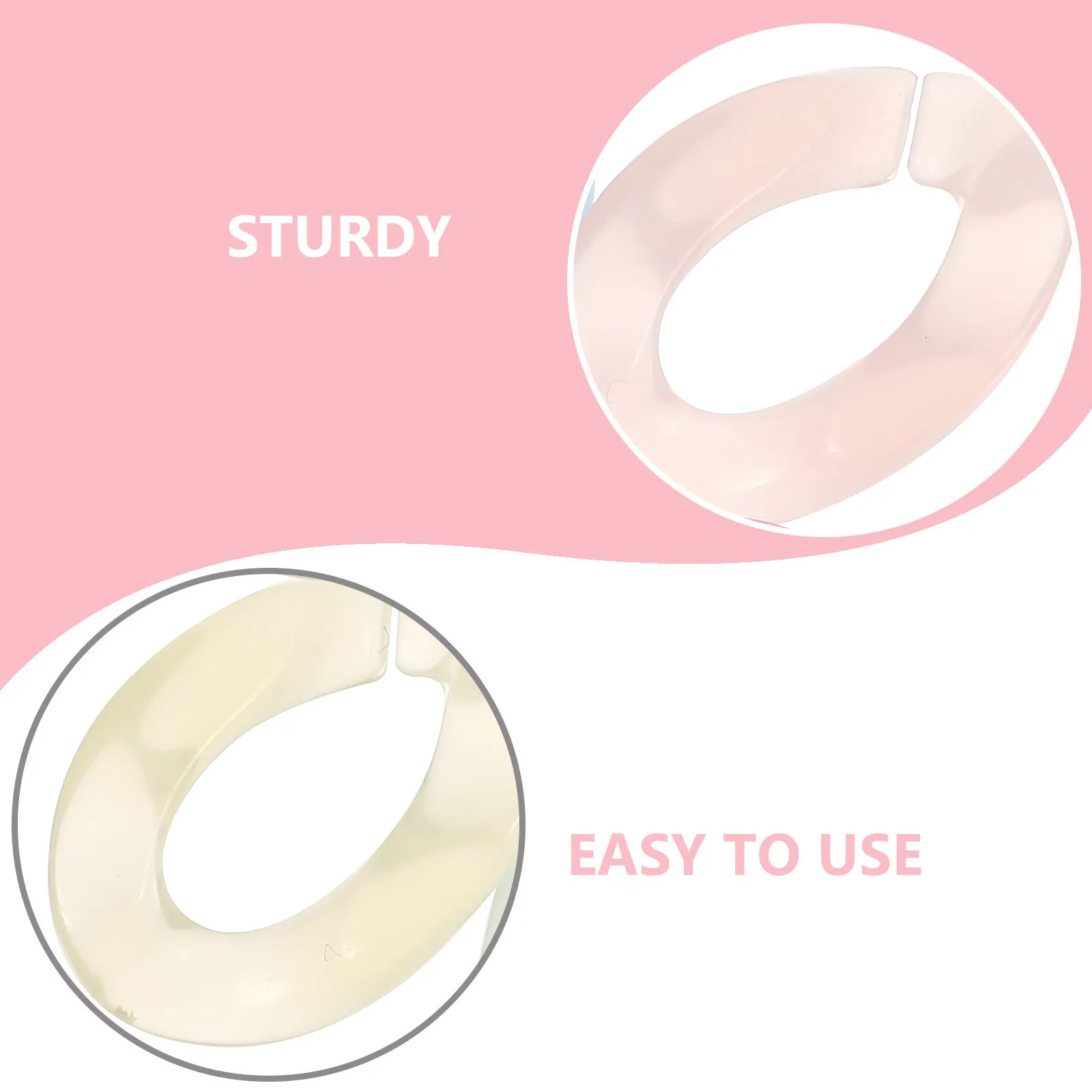 

150Pcs Acrylic Earring Findings High-Quality DIY Connectors for Phone Chain Bracelet Keychain Craft Lightweight Jewelry Making