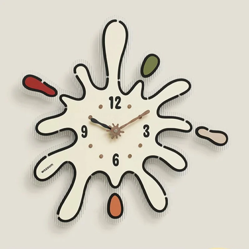 xx-Children Funny Wall Clock Unique Chic Fashion Creative Wall Clock Minimalist Cute Decoracion Para El Hogar House Decoration*