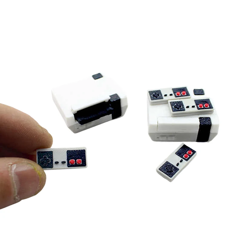 3개/세트 1/12 인형집 미니 게임 콘솔 미니어처 게임 핸들 모델 손 인형 액세서리 홈 DIY 장식