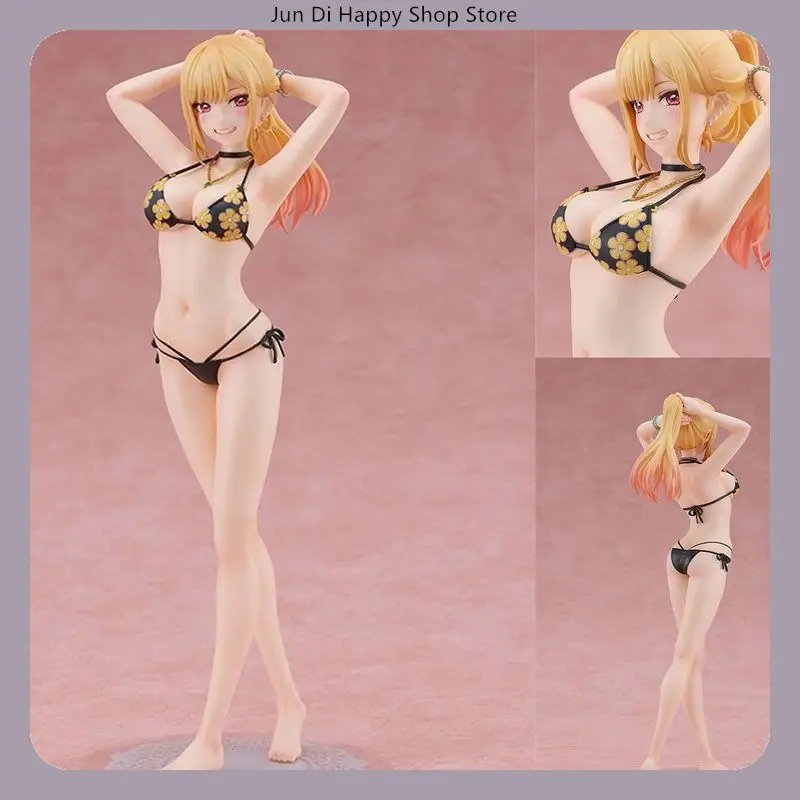 

My Dress-Up Darling Kitagawa Marin, бикини, стоячая поза, аниме-фигурка, коллекционная статуя, украшение для рабочего стола, подарок ​