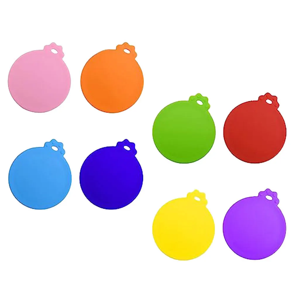 

8Pcs Reusable Silicone Jar Lids Strong Seal Fit for Yogurt Jars Honey Bottles Leak Proof Non Toxic Food Grade Lid for Glass