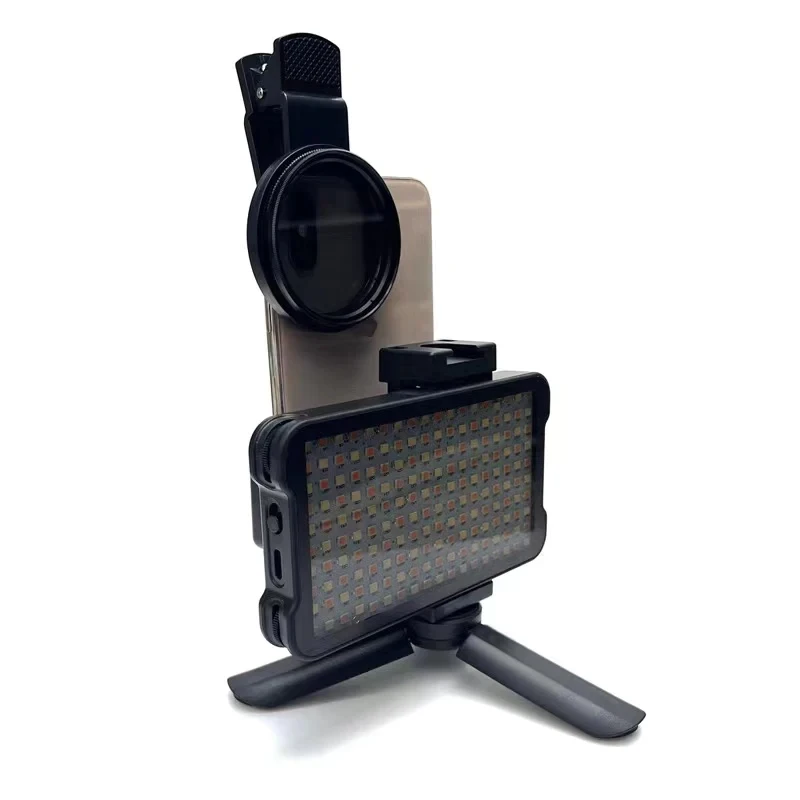 180 LED reduziert reflektiertes Fülllicht von Tätowierungen mit 52 mm Cpl für Mobiltelefonobjektiv,
