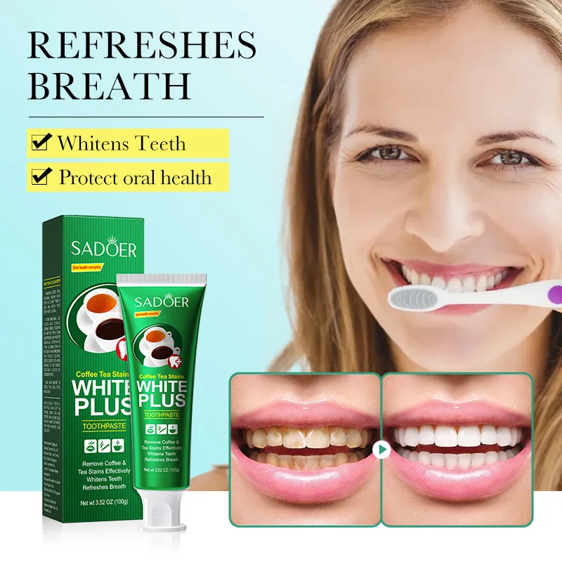 Fast Remove Smoke Stains Toothpaste Remove Plaque Stains Oral Hygiene Cleaning Fresh Breath Teeth Whitening Tools Oral Health