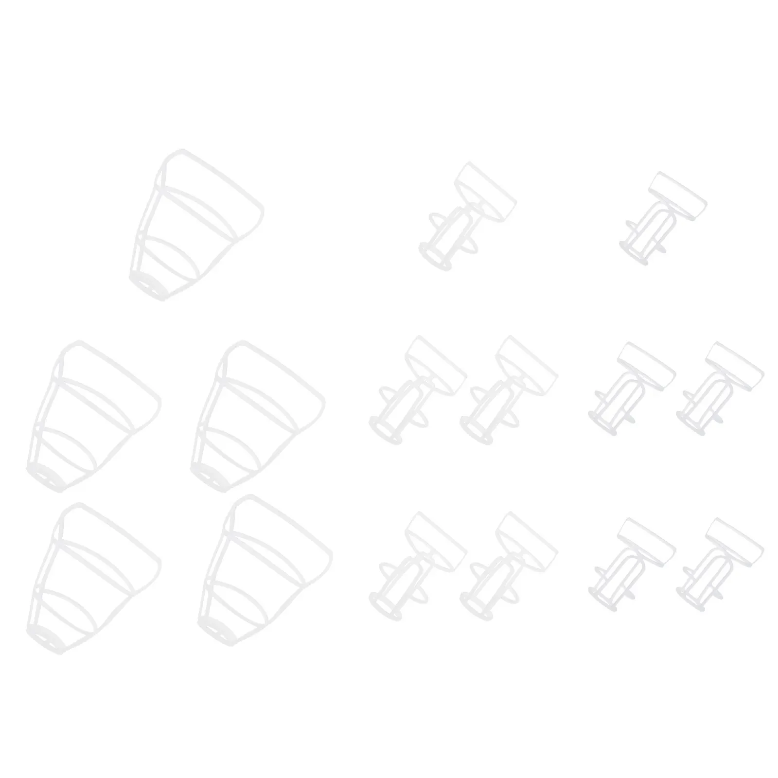 

15pcs Infusion Bottle Nets 100Ml 250Ml 500Ml Durable Reusable Storage Holders For Home Hospital Nursing Teaching Equipment Use