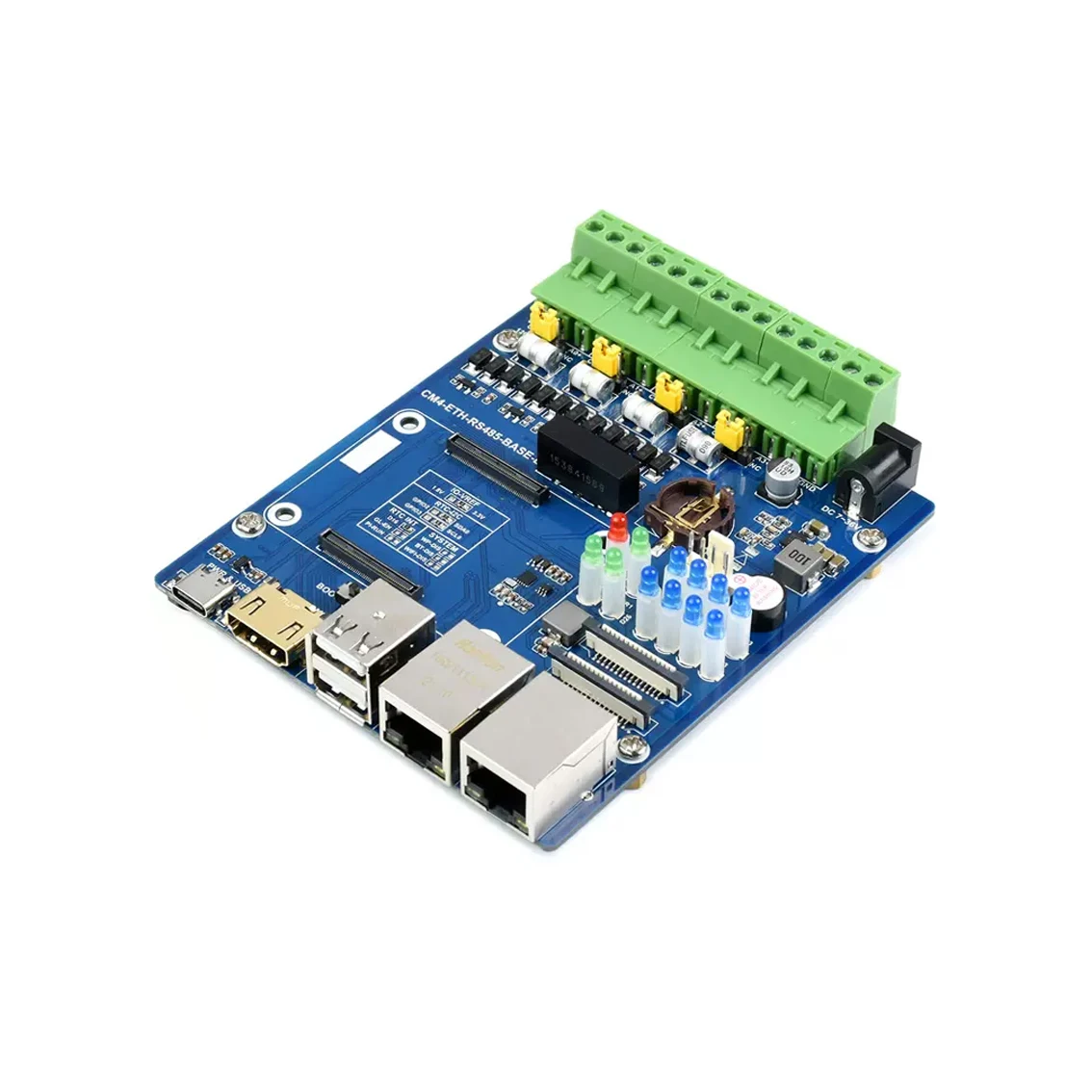 Original Raspberry pi cm4 dual-port expansion board CM4 calculation module GPIO backplane four RS485/USB expansion board