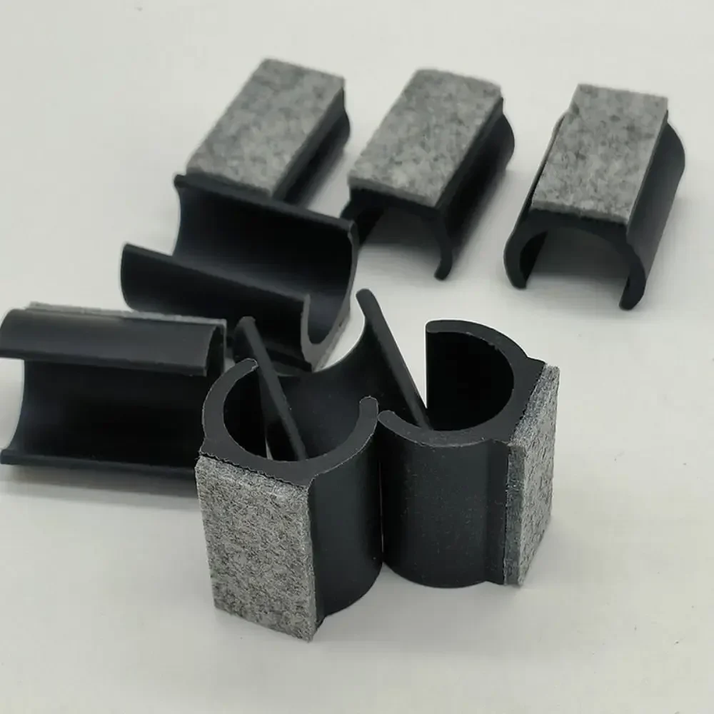 5PCS 19/22/25mm U Shaped Chair Leg Floor Protectors Felt Furniture Pads Floors Scratch Noise Reduction Chair Feet Covers