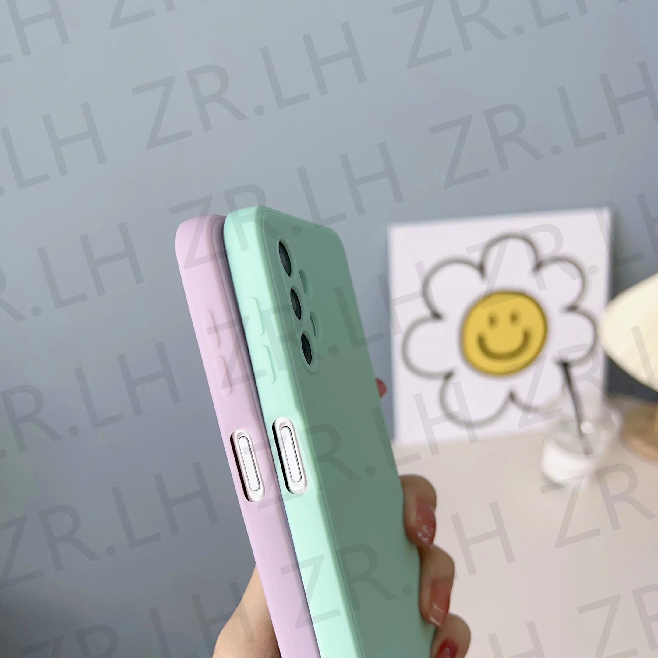 Etui na telefon z płynnym silikonem na smycz do Samsung Galaxy A55 A35 A15 S24 S23 S22 Ultra S21FE A51 A52 A53 A13 A14 A34 A54