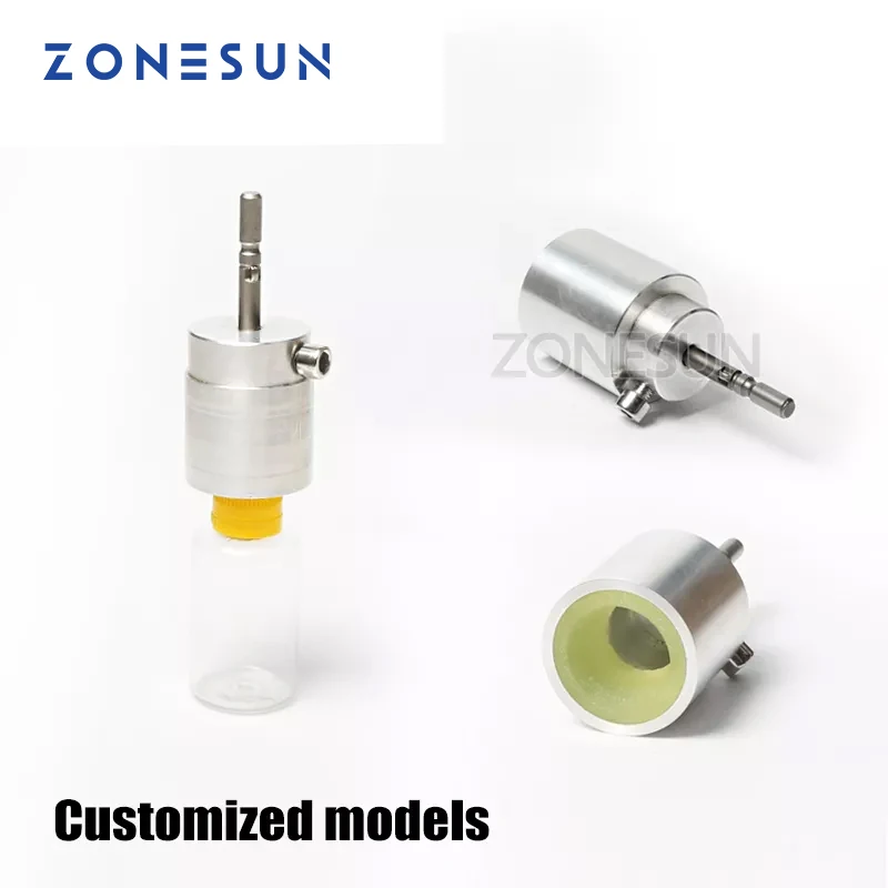 Customized Chuck liquid bottle perfume capping head for Hand held screw capping machine, bottle capping machine, cap sealer