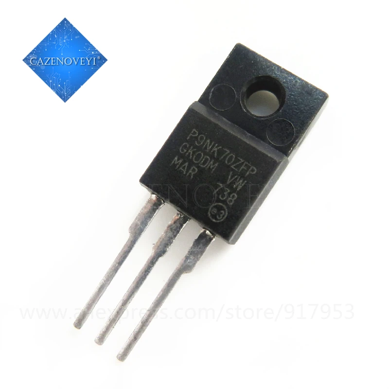 5pcs/lot STP9NK70ZFP P9NK70ZFP TO-220F 700V 7.5A new original In Stock