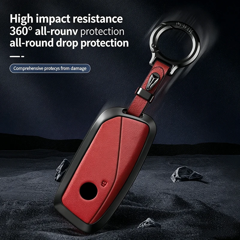 Zinc Alloy for BMW G07 X7 LCI U11 X1 G70 7 Series G09 XM F98 X4M LCI G18 X5 G81 M3 I20 IX Remote Smart Car Key Case Cover Fob
