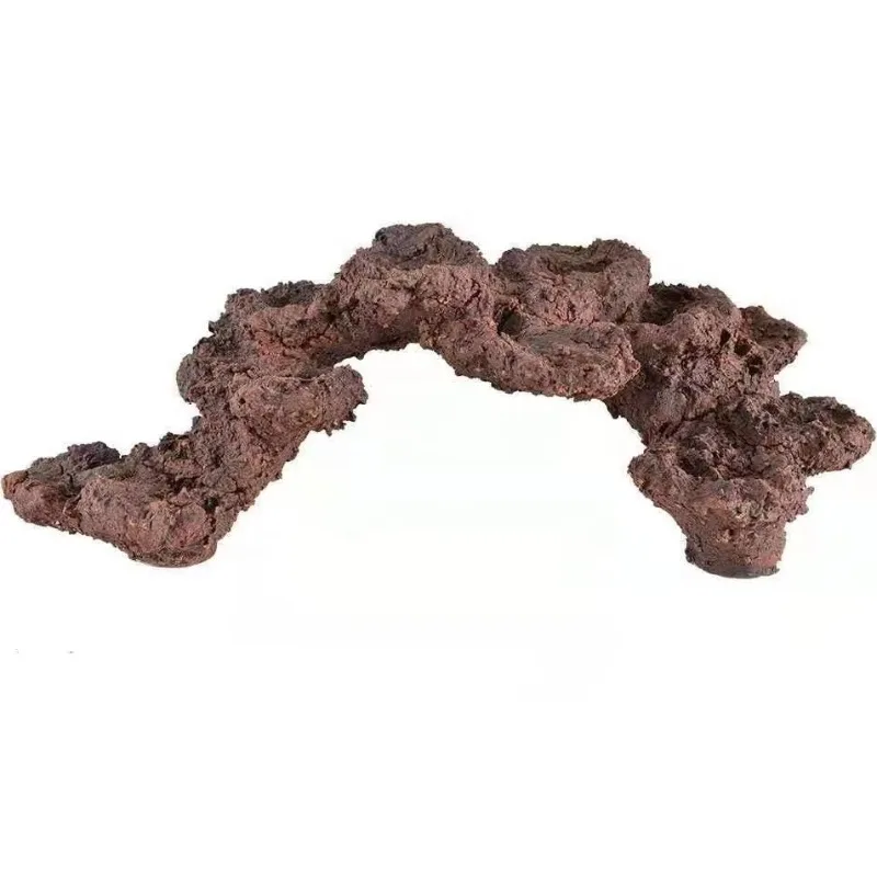artificial corals for aquarium Promotion Coral Reef Rock BR-G Bio-Active Aquarium Bacteria House Long Bridge Shape Ceramic Stone