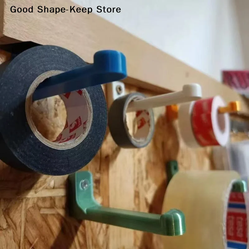dailyReliable Wall-Mounted Tape Dispenser Organizer Sturdy Utility Hook for Garage Kitchen Office OrganizationDaily products