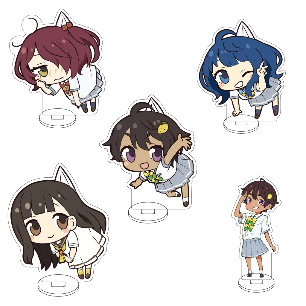 

10CM Anime Too Many Losing Heroines!‌ Yanami Anna Yakishio Remon Komari Chika Cos Acrylic Figure Stand Ornaments Gifts
