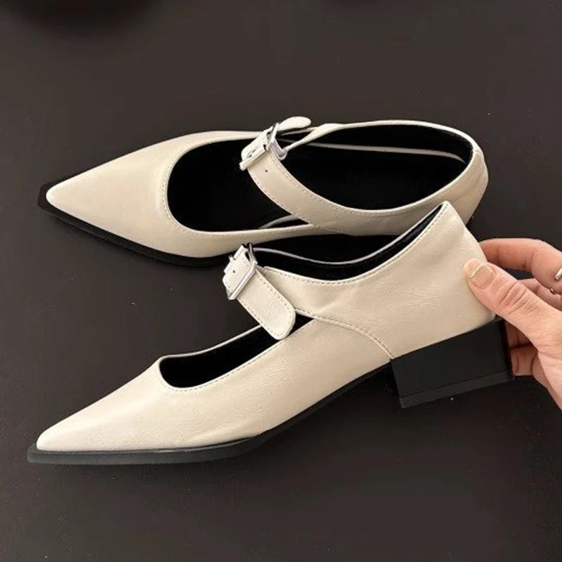 Nuove scarpe Slingback donna tacchi a punta Mary Jane scarpe donna scarpe Slingback tacchi firmati per donna ballerine in rete