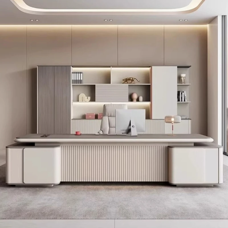 Design Minimalist Office Desk Multifunctional European Computer Modern Office Desk Crafts Luxury Meuble Bureau Home Furniture