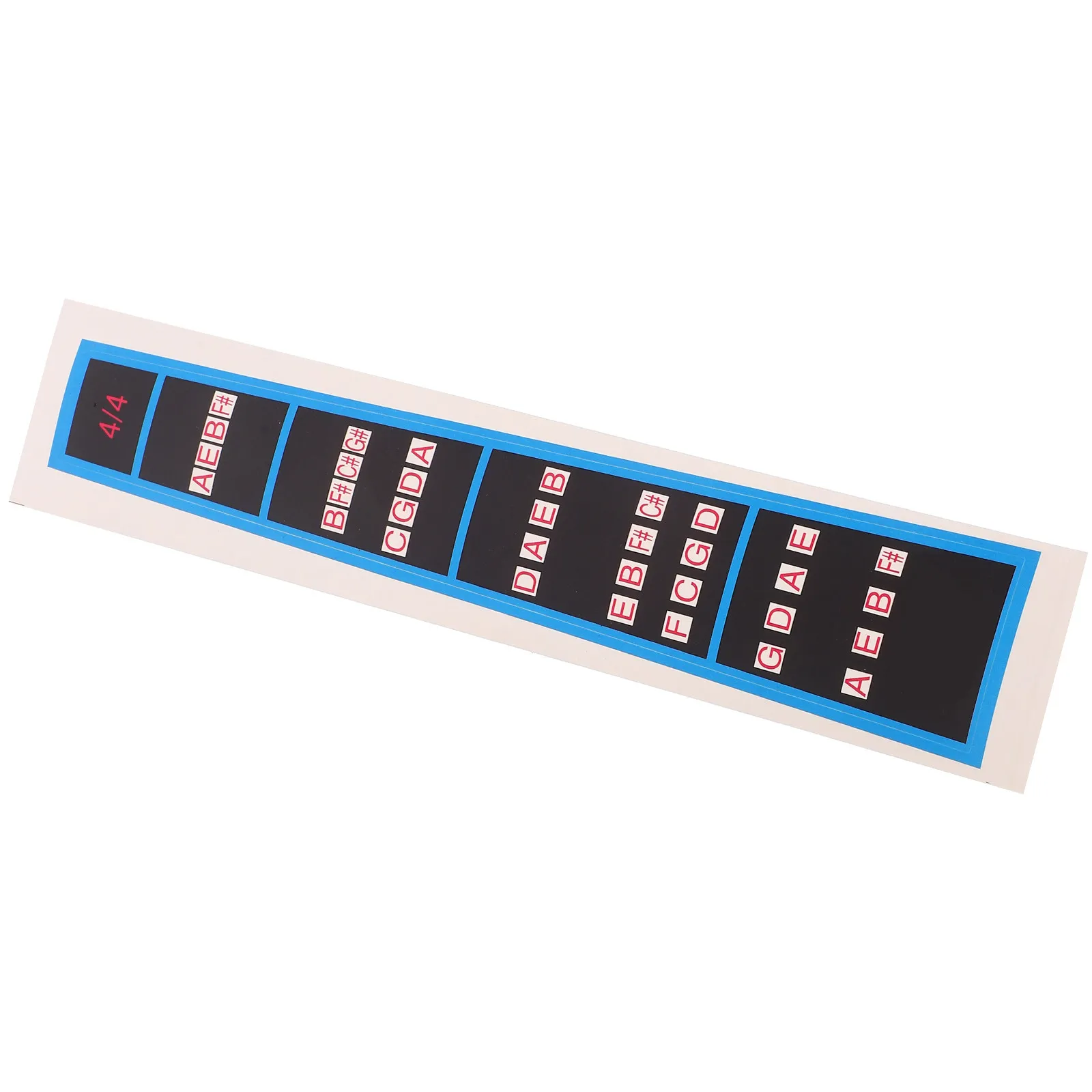 Violin Fingerboard Sticker Paper Adhesive Removable Beginners Violin Fret Marker Label Fretboard Guide Fingering Chart Helper