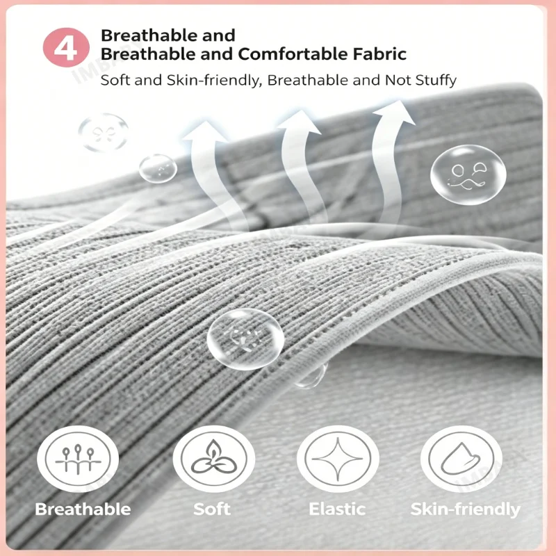 Faja de Soporte Abdominal Ajustable para Maternidad, Soporte Lumbar Transpirable en Forma de U, Banda Abdominal con Correa para Hombro para el Segundo Trimestre del Embarazo