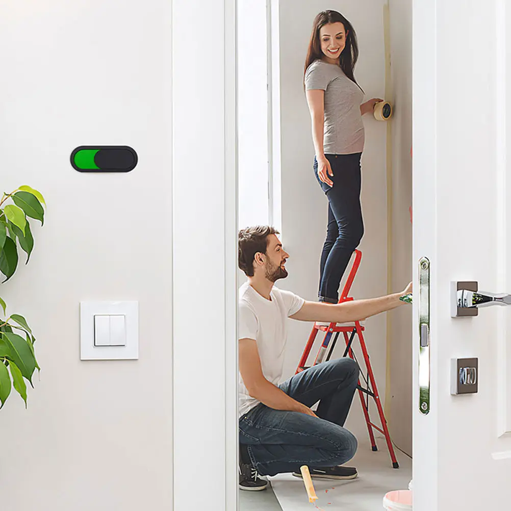 4Pcs Privacy Door Signs Pmma Sturdy Status Switch Sign for Office Restroom Conference Vacant Occupied Indicator Board