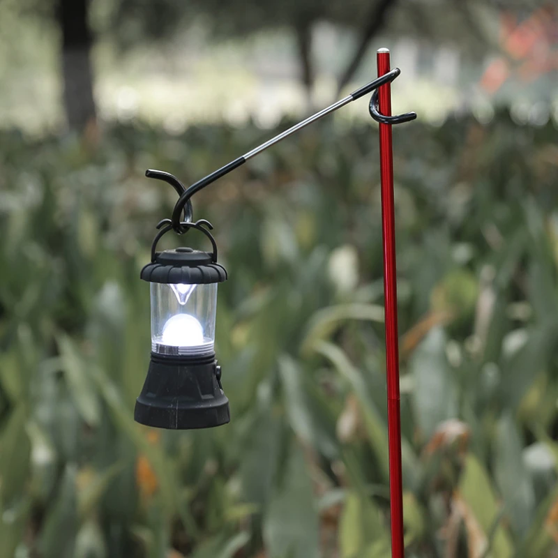 Stainless Steel Light Stand Holder Hooks Portable Multifunctional Hook Accessories Lantern Hanger Outdoor Camping Tools