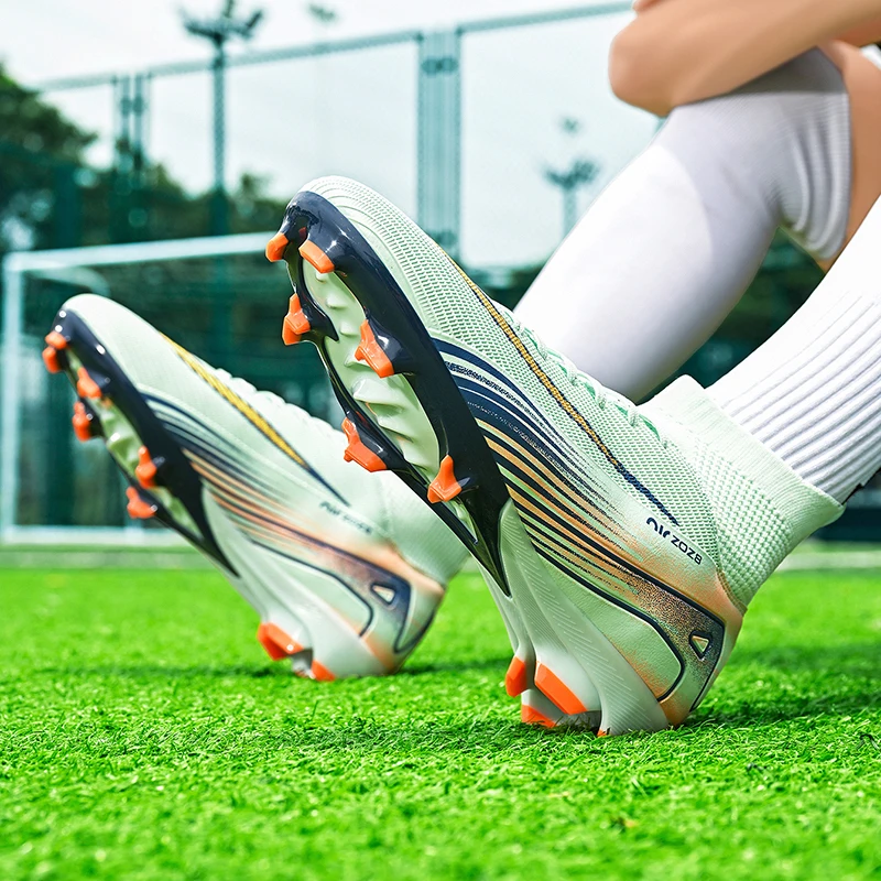 الرجال أحذية كرة القدم السريعة المجتمع المرابط المهنية TF/FG أحذية كرة القدم العشب التدريب ملعب كرة القدم الأحذية حذاء رياضة عدم الانزلاق