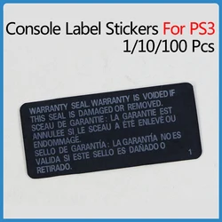 Console Label Stickers For Sony PlayStation3 PS3 Console Specialties Housing Seals Tamper-Proof Label Warranty Repair Sticker