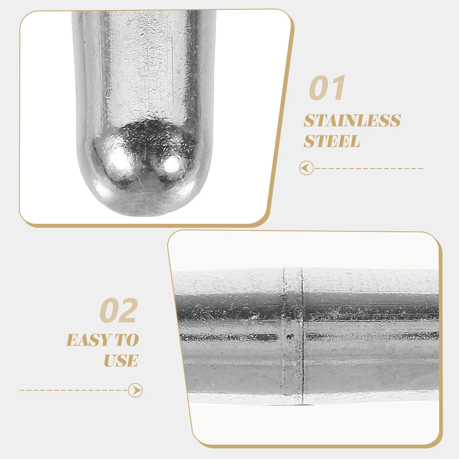 Batang pengaduk magnetik logam pengaduk magnetis laboratorium Bar Mixer baja tahan karat batang pengaduk cairan pengaduk