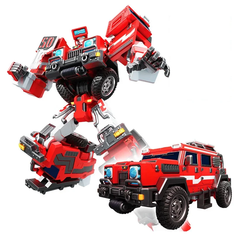 

Car Deformation Robot DIY Tuobao Warrior Plastic Model Toy Computer Desk Ornament Children's Toys for Boys Birthday Guests Gifts
