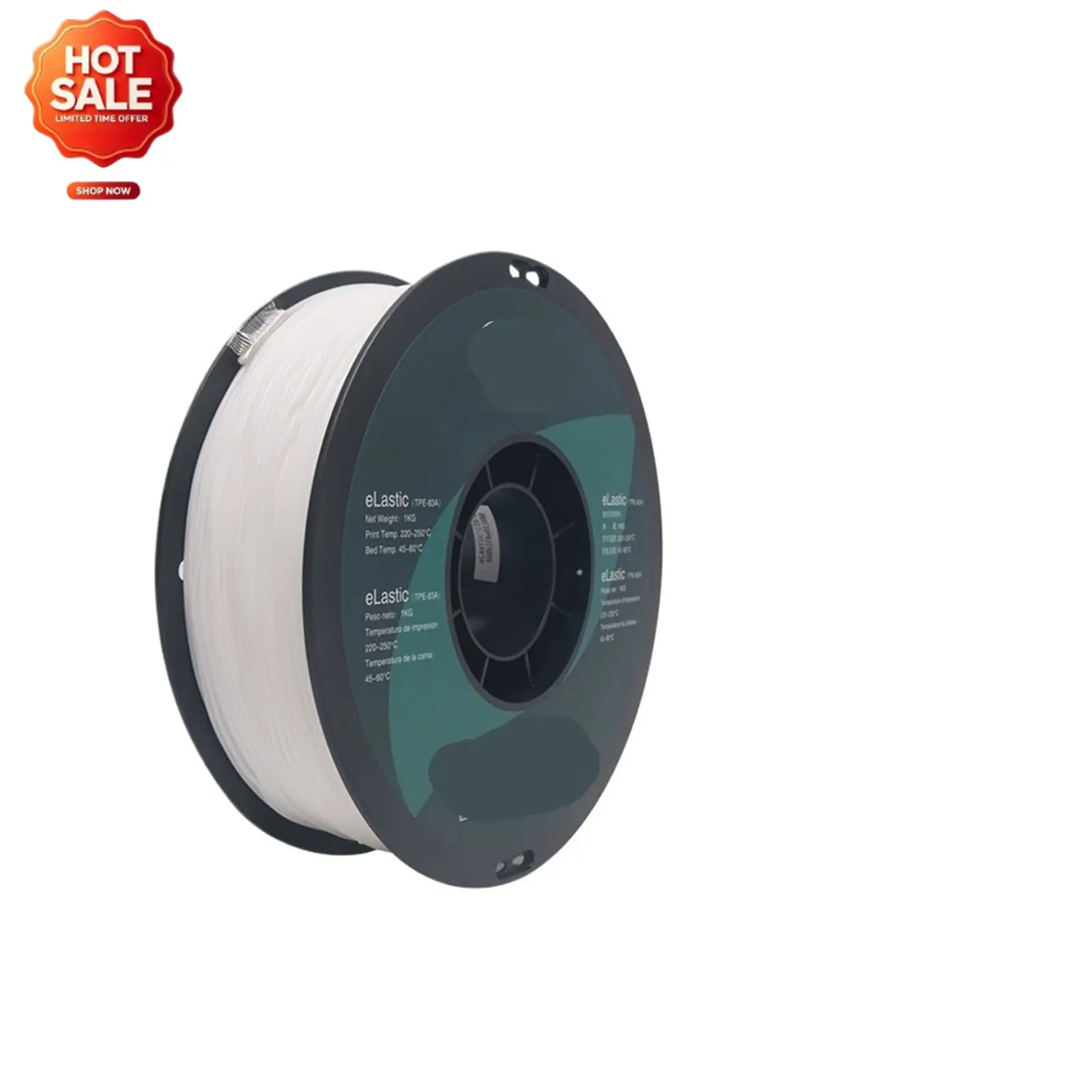 3D Printing Material, 3D Printer 1.75mm Hardness,+/- 0.05mm, 1KG Spool, Compatible for Most FDM 3D Printers,for Various