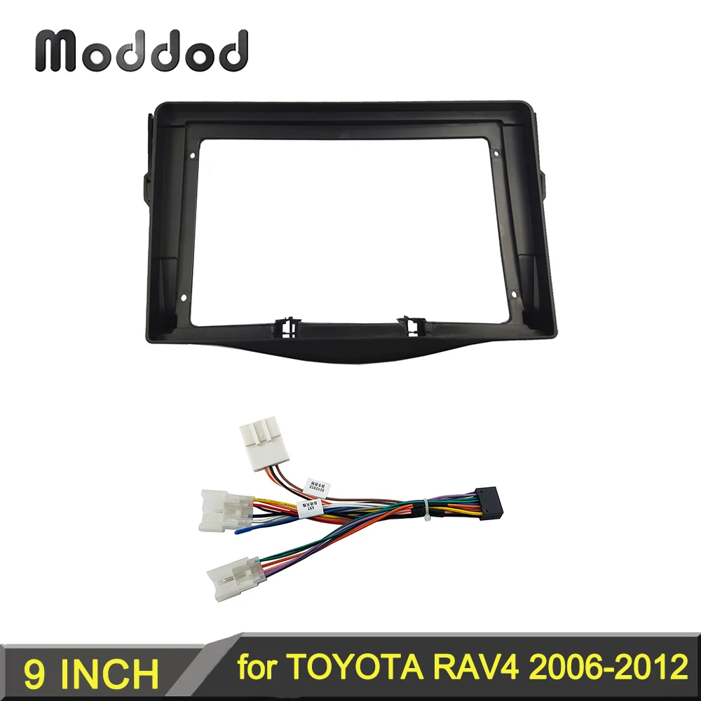 

Radio Fascia Panel for TOYOTA RAV4 2006-2012 Stereo GPS DVD Player Install Frame Surround Trim Face Plate Dash Mount Kit Bezel