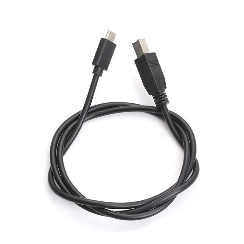 Type-c to Usb B Male Printer Scanner Type-c Bm Square Port Data Cable PVC Standard Tinned Copper Black