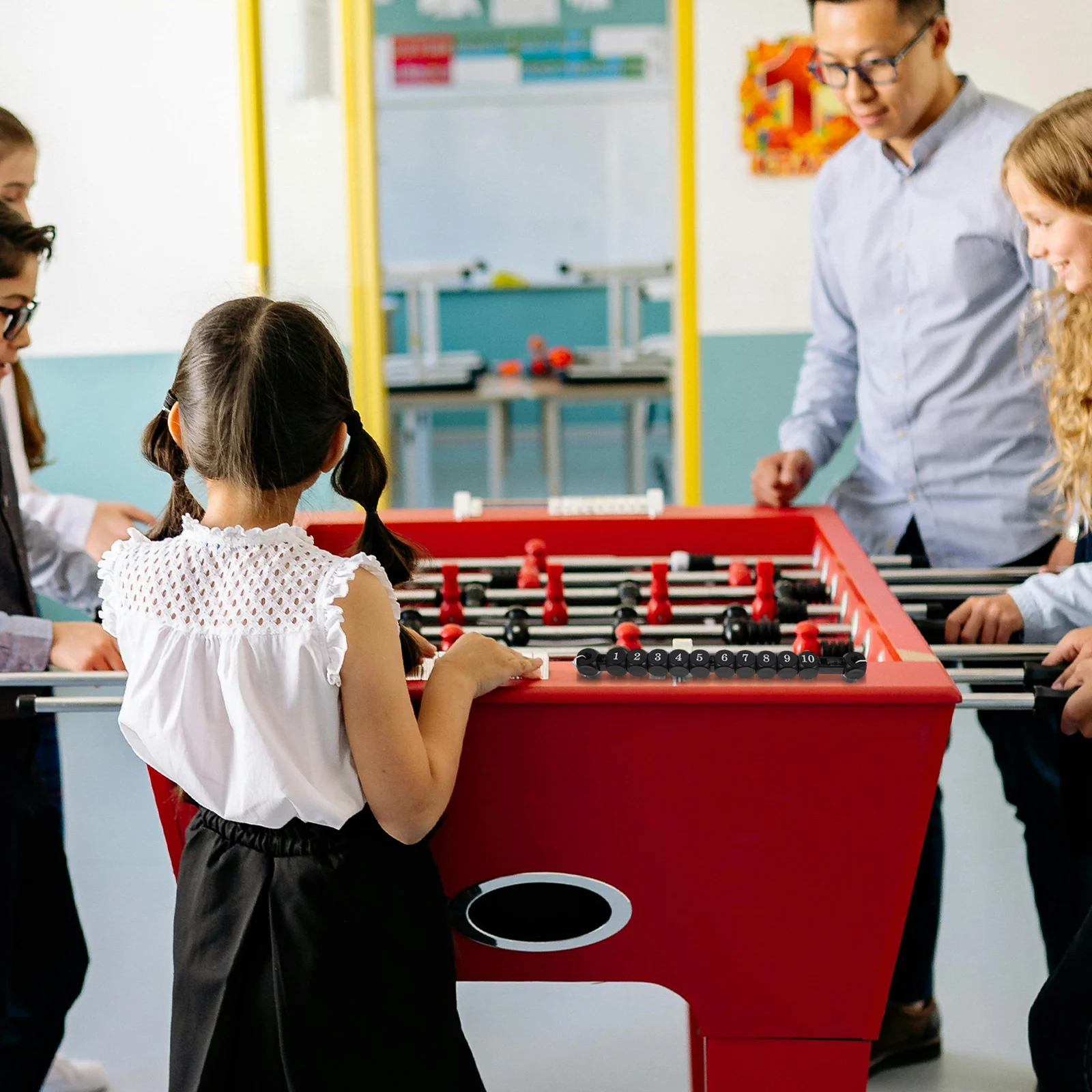 4 stuks voetbalscoreteller duurzame nauwkeurige scoring voor familiebijeenkomsten tafelvoetbal rekwisieten tafelvoetbaltafel