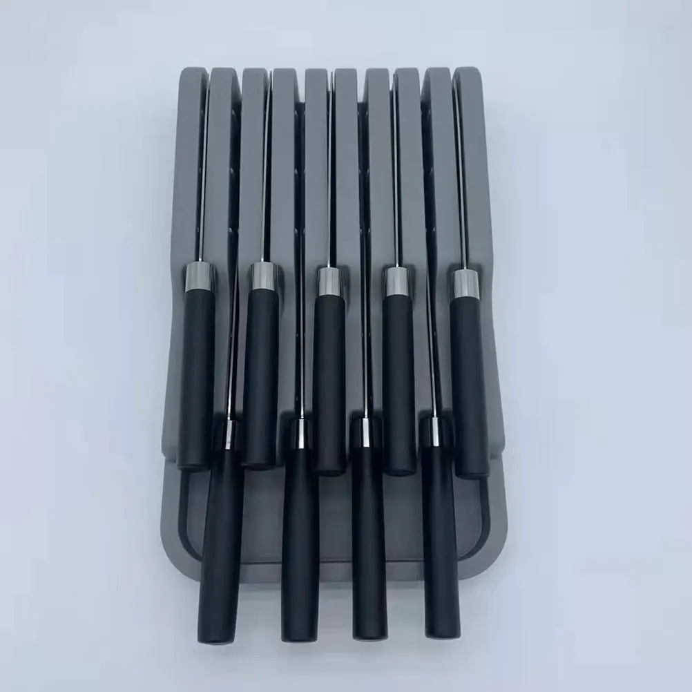 

Стеллаж для хранения резака, кухонный органайзер, материал PP, простой дизайн, чистый контейнер для хранения посуды, держатель для кухонного резака