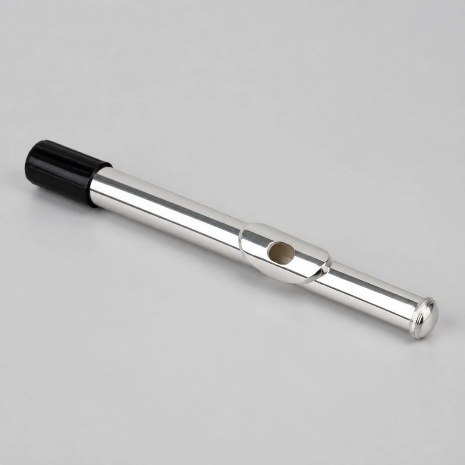 Flute Headjoint Metal Flute Headjoint with Cap Instrument Accessory Easy to Clean Fine-Tuning for Students, Music Lessons