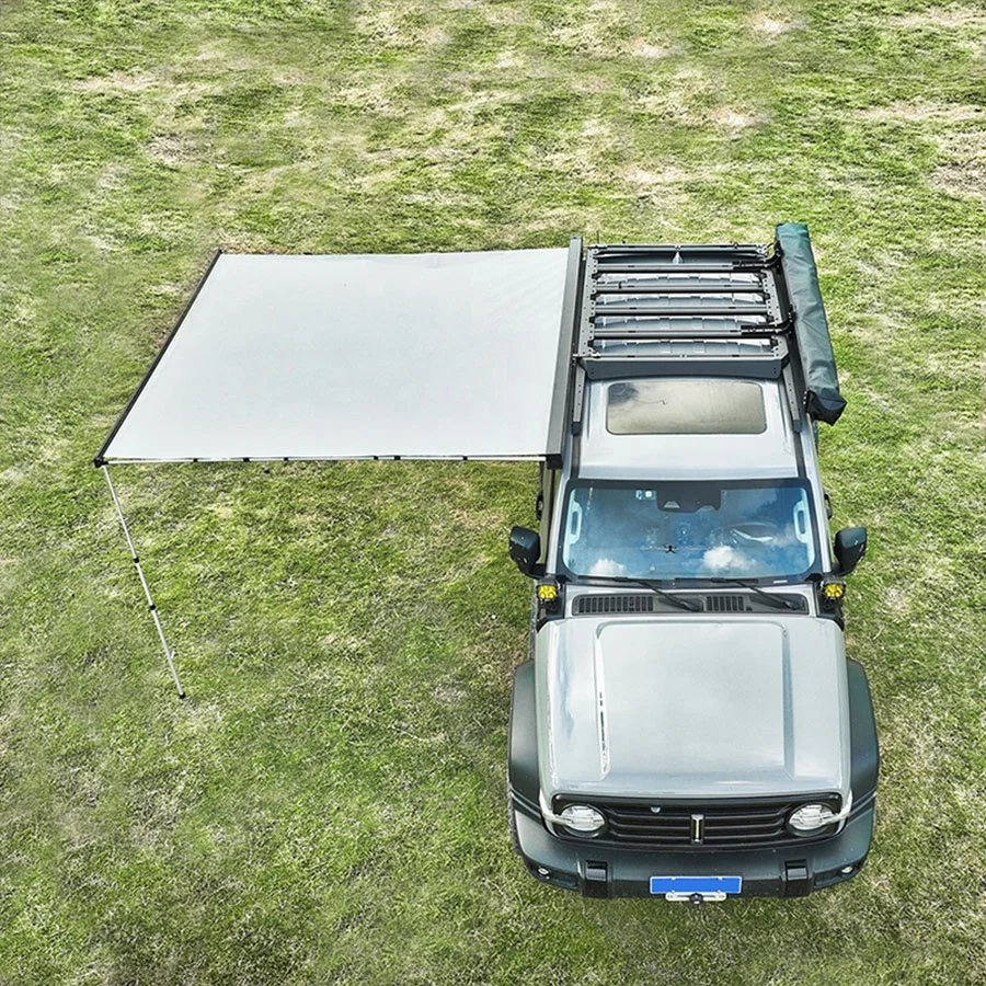 2M 2.5M Pickup Camper 2.13mx2.5m 4WD 4X4 Side Car Pull Out AWNING Roof Rack Awning