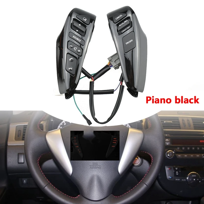 25550-3DA6A Steering Wheel Cruise Control Switch For Nissan/TIIDA/SENTRA/Livina/SUNNY/ALMERA/ VERSA