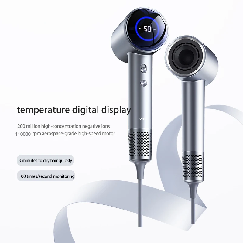 Custom Hair Dryers Professional Salon Light Weight High Speed Hair Blower Negative Ionic Turbo Hair Dryer