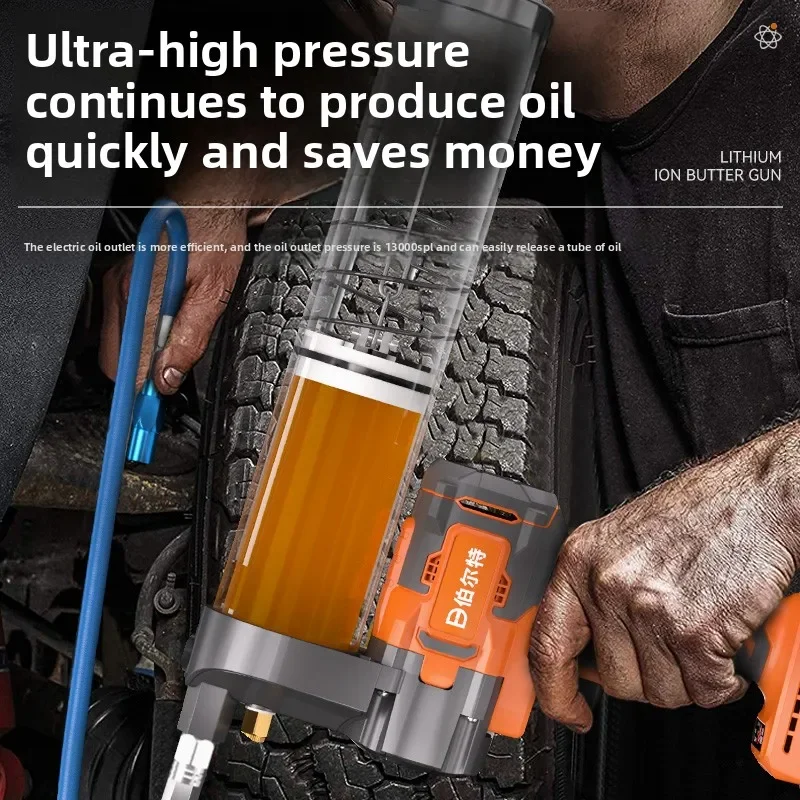 110 V/220 V Nieuwe Hogedruk Elektrische Vetspuit Oplaadbare Batterij voor Graafmachine Caterpillar Olie Injector AF