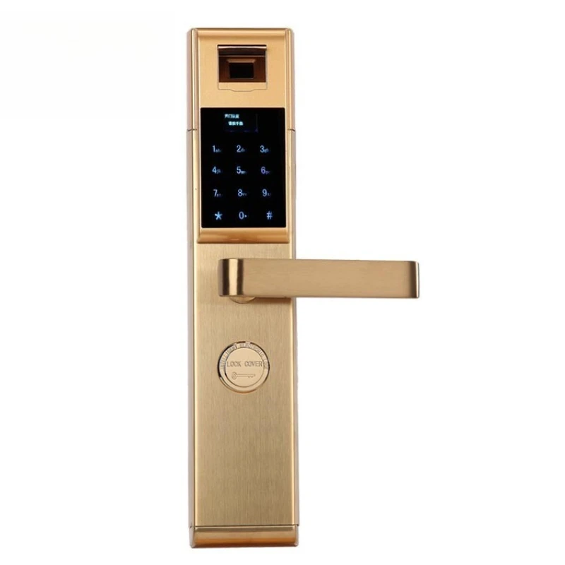 Smart fingerprint password lock, smart keyless door, home, hotel