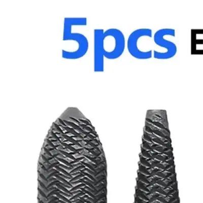 5Pcs Set Rotary Rasp File For Metal Derusting for Power Tools Rotary Tools Steel Workshop Equipment Electric Grinding High