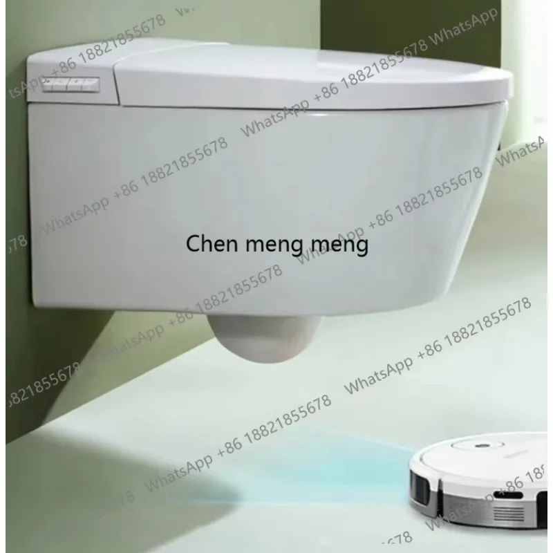 F150  Integrated smart wall-mounted toilet wall row hidden toilet into wall water tank household bathroom
