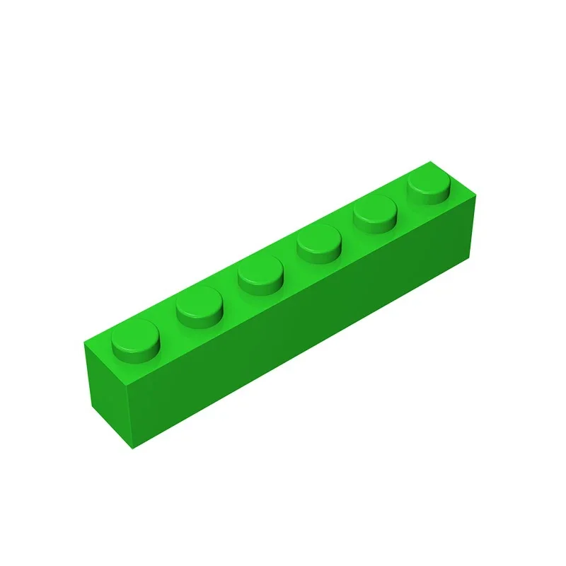 Gobricks GDS-535 Ziegel 1 x 6, kompatibel mit Lego 3009 Teilen, technischen DIY-Bausteinen für Kinder