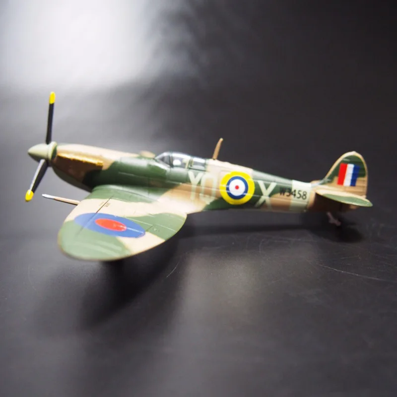 1:72 Scale Spitfire Combat Aircraft World War II Classic Model Alloy Simulation Of 1940 British Air Battle Souvenirs