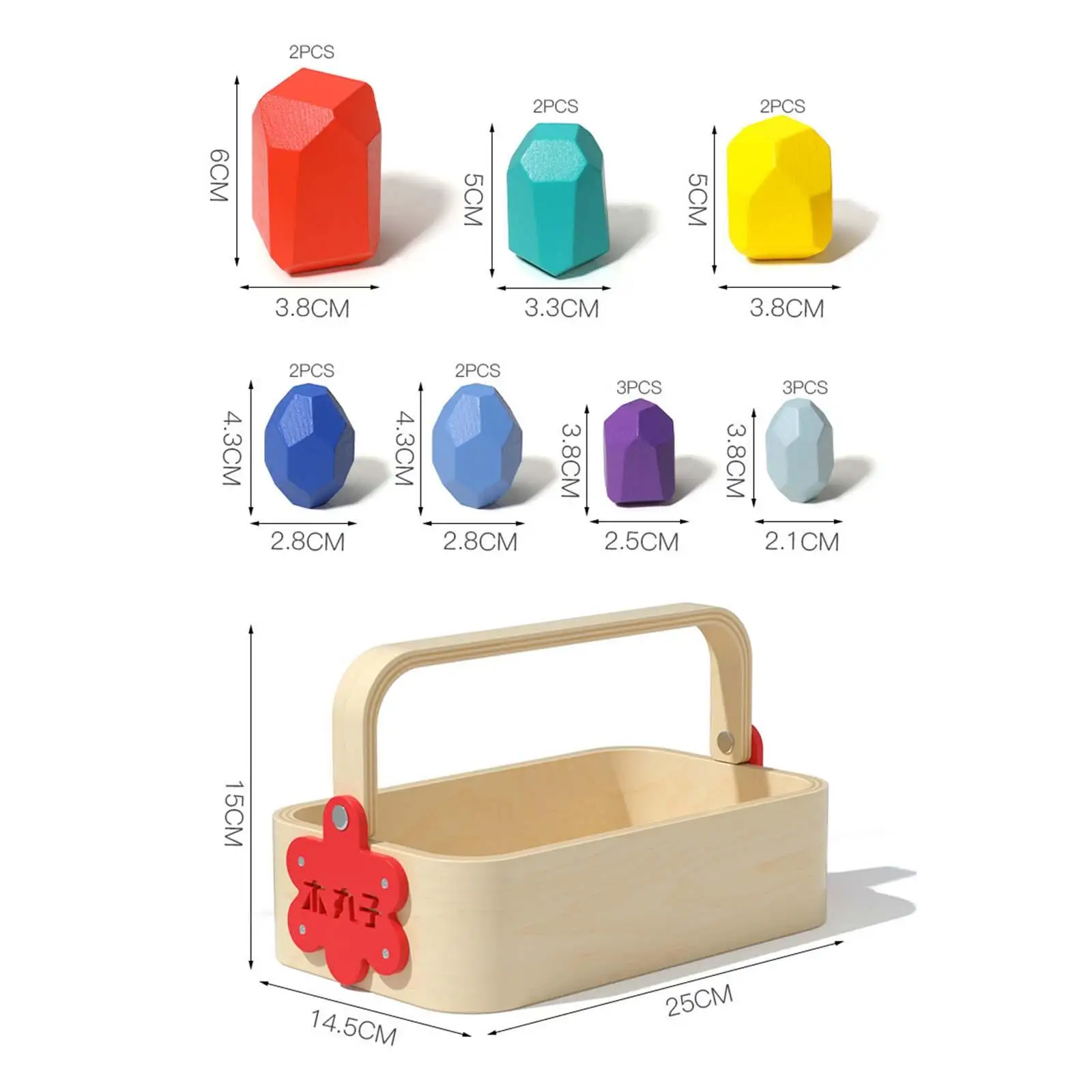 Equilibración de piedras apilables, rocas de madera, aprendizaje preescolar, desarrollo, equilibrio, apilamiento, bloques de construcción coloridos para niñas